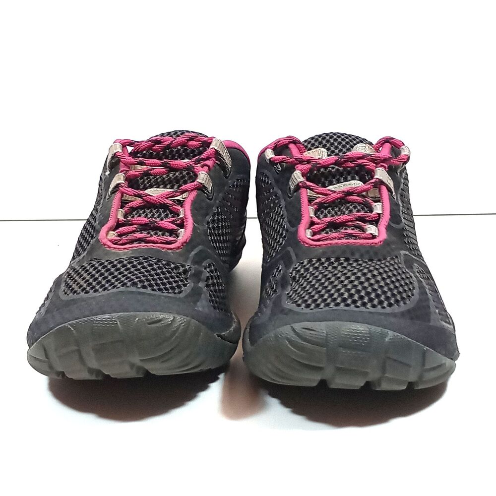 Merrell Barefoot Pace Glove Womens 8.5 Black Berry Trail Running Shoes J48092